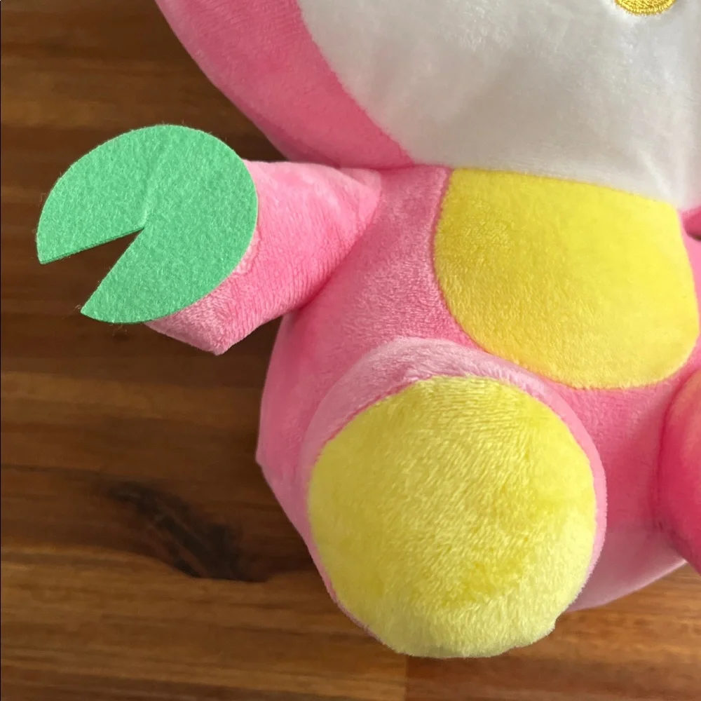 Hello Kitty Frog Costume Plush - Pink, Yellow, and Blue